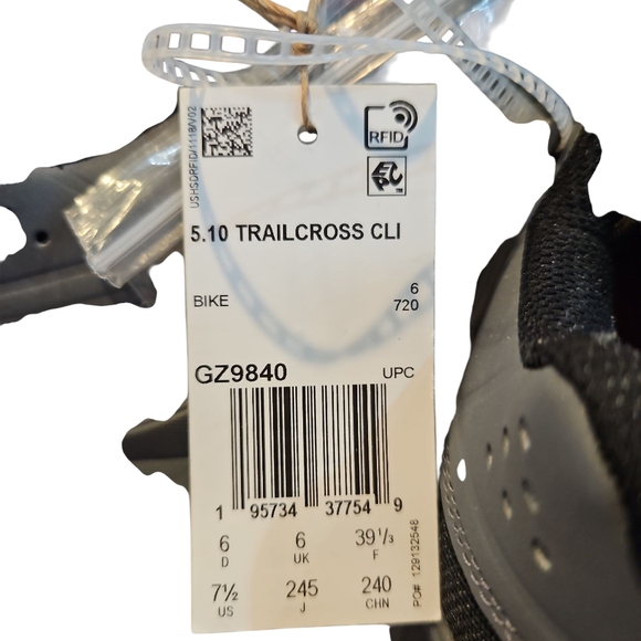 ADIDAS 5.10 TRAILCROSS CLIP-IN MOUNTAIN BIKE SNEAKER WOMEN SIZE 7.5 - Picture 13 of 13